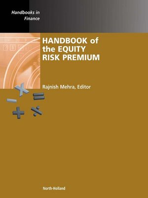 cover image of Handbook of the Equity Risk Premium